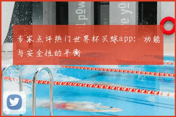 专家点评热门世界杯买球app：功能与安全性的平衡
