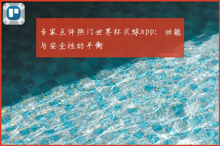 专家点评热门世界杯买球app：功能与安全性的平衡
